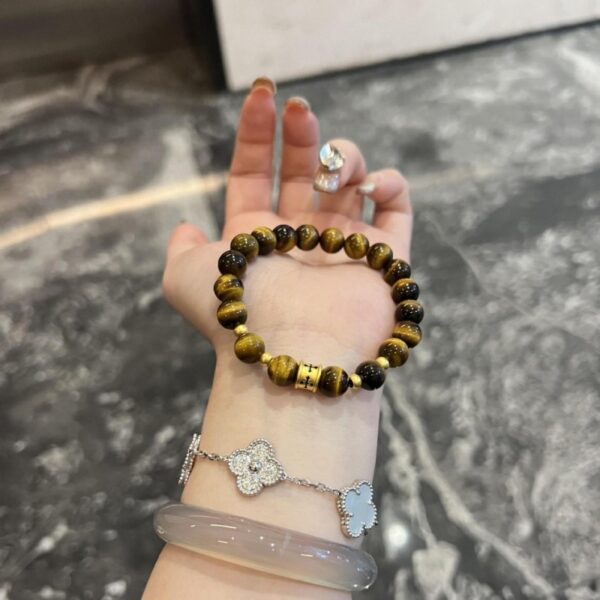 Tiger Eye Stone Bracelet - Protection & Wealth Attracting Jewelry - Image 2