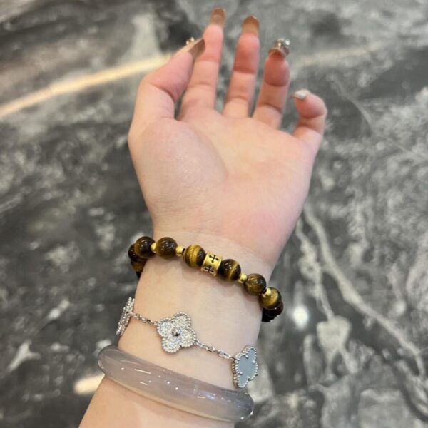 Tiger Eye Stone Bracelet - Protection & Wealth Attracting Jewelry - Image 4