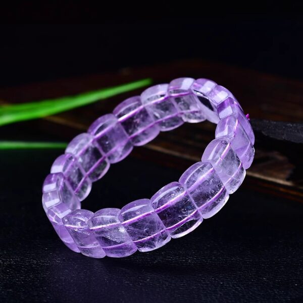 Lavender Amethyst Bracelet – Natural Light Purple Crystal Jewelry for Women - Image 2