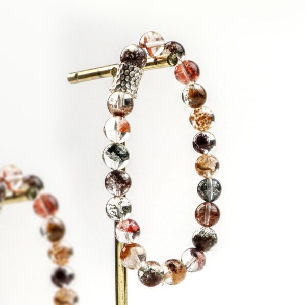925 Silver Ghost Quartz Bracelet - Wealth Attracting Minimalist Jewelry - Image 5