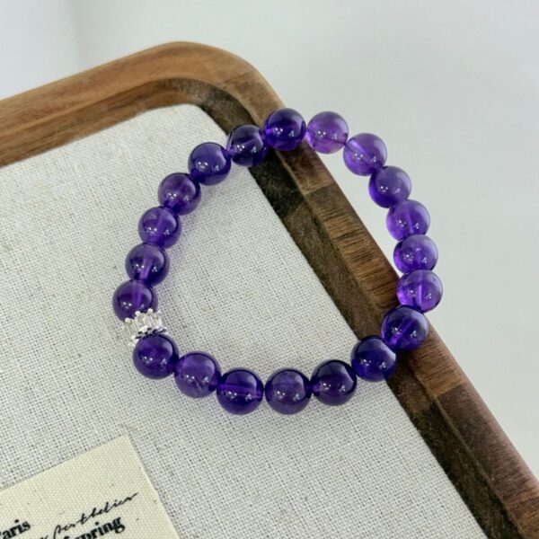 Natural Amethyst Energy Bracelet - 9 Purple Fire Feng Shui Jewelry for Women - Image 6