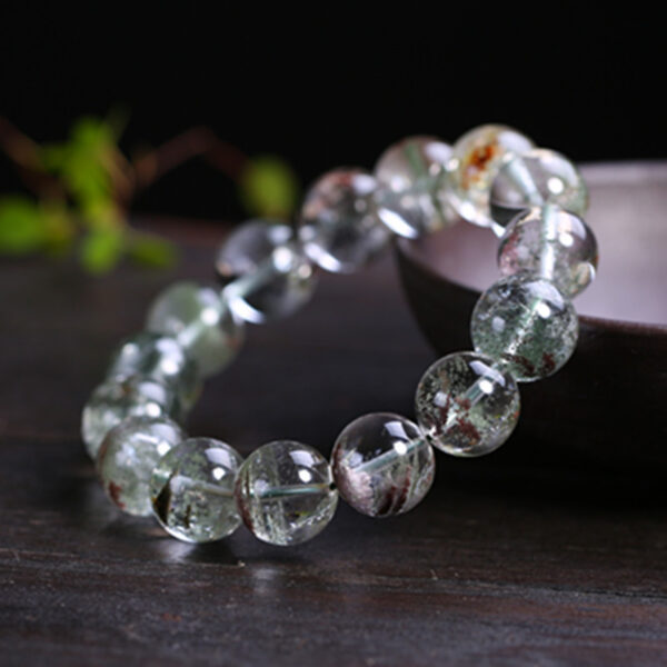 Green Phantom Quartz Bracelet – Wealth & Growth Energy Crystal Jewelry - Image 6