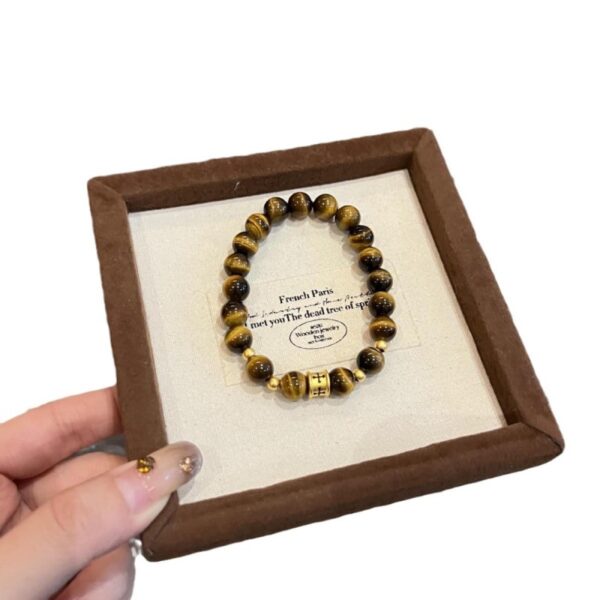 Tiger Eye Stone Bracelet - Protection & Wealth Attracting Jewelry