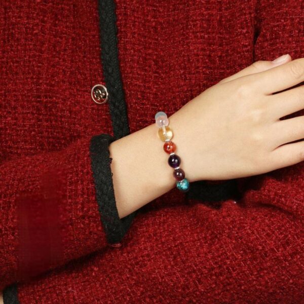 Year of the Snake Wealth Bracelet - Natural Citrine & Multi-Gemstone Five Elements Jewelry - Image 3