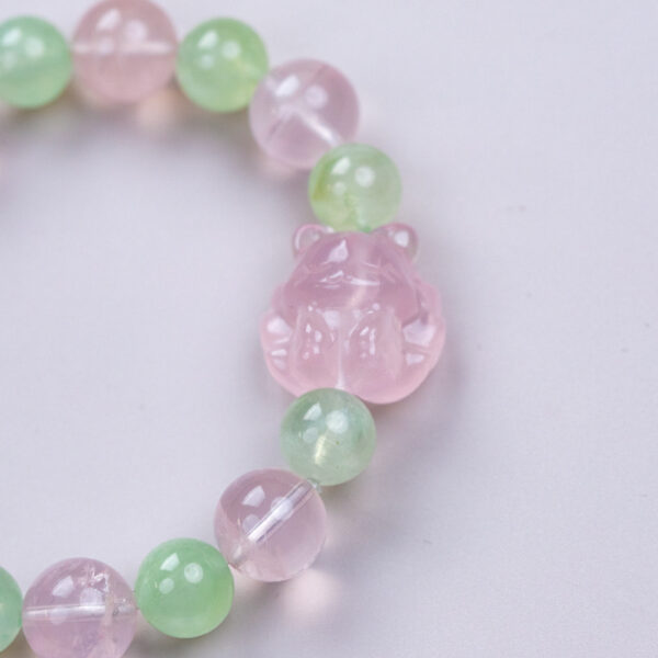 Enchanted Forest Crystal Bracelet - Natural Green Aventurine & Moss Agate Energy Jewelry for Growth & Harmony - Image 4