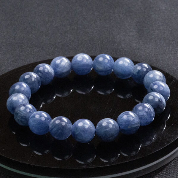 Five Elements Water Bracelet - Natural Kyanite & Aqua Aura Quartz Energy Jewelry for Couples - Image 4