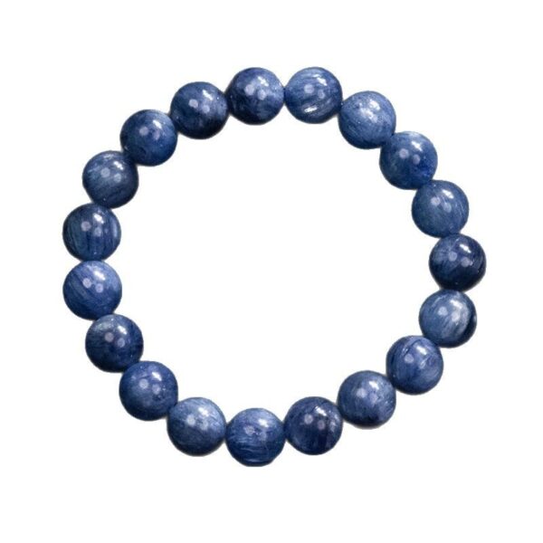 Five Elements Water Bracelet - Natural Kyanite & Aqua Aura Quartz Energy Jewelry for Couples