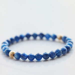 Natural Kyanite Crystal Bracelet - Minimalist Unisex Energy Jewelry