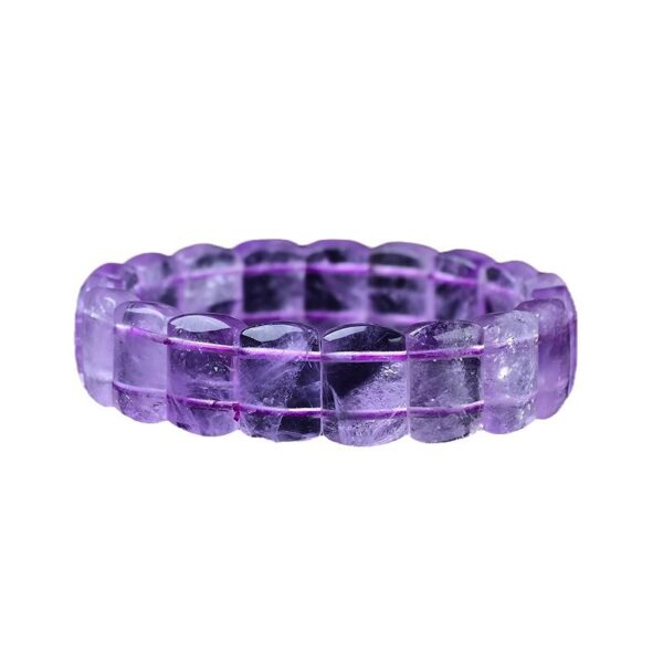 Lavender Amethyst Bracelet – Natural Light Purple Crystal Jewelry for Women