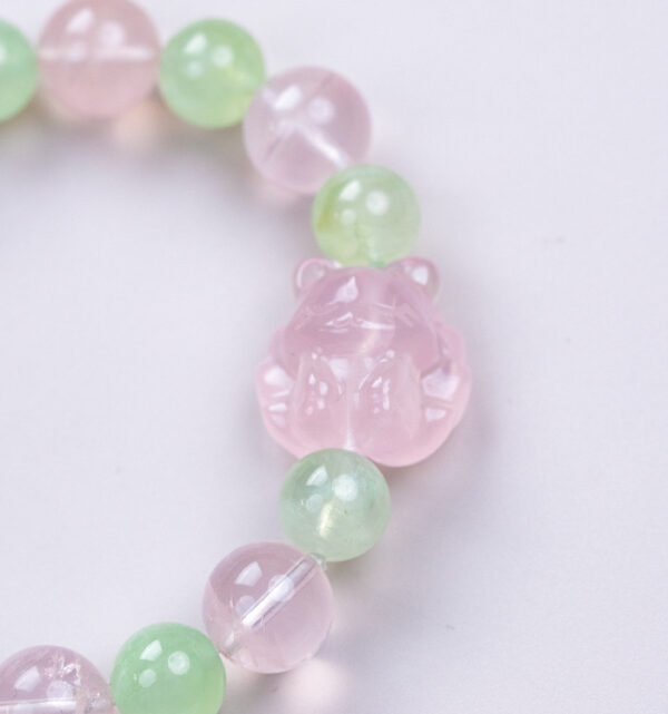Enchanted Forest Crystal Bracelet - Natural Green Aventurine & Moss Agate Energy Jewelry for Growth & Harmony - Image 2